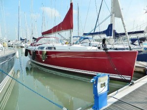 2008 Hanse 400 for sale with Nicolle Associates at Hamble Point Marina, England