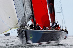 Hap Fauth's Belle Mente, winner of IRC 1 in the NYYC Annual Regatta, presented by Rolex. Dan Nerney photo.