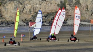 Enthusiasts compete in Land Yacht Championships Credit Brean Land Yacht Club