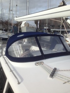 New Spray Hood for an Oyster 53