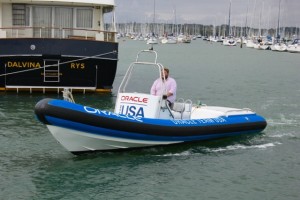 Nicolle Associates supply support boat to Oracle Racing