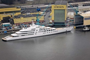 Project Azzam the largest private yacht is launched